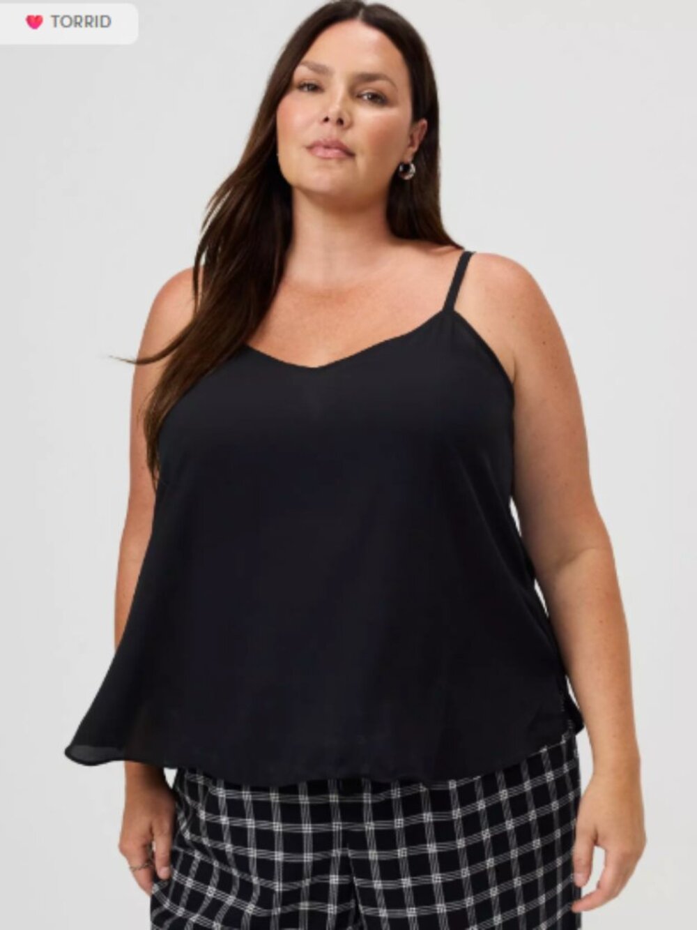 Torrid Sophie Swing Top in Black size 4